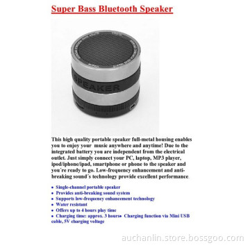 Super Bass Mini Bluetooth Speaker with SD/FM